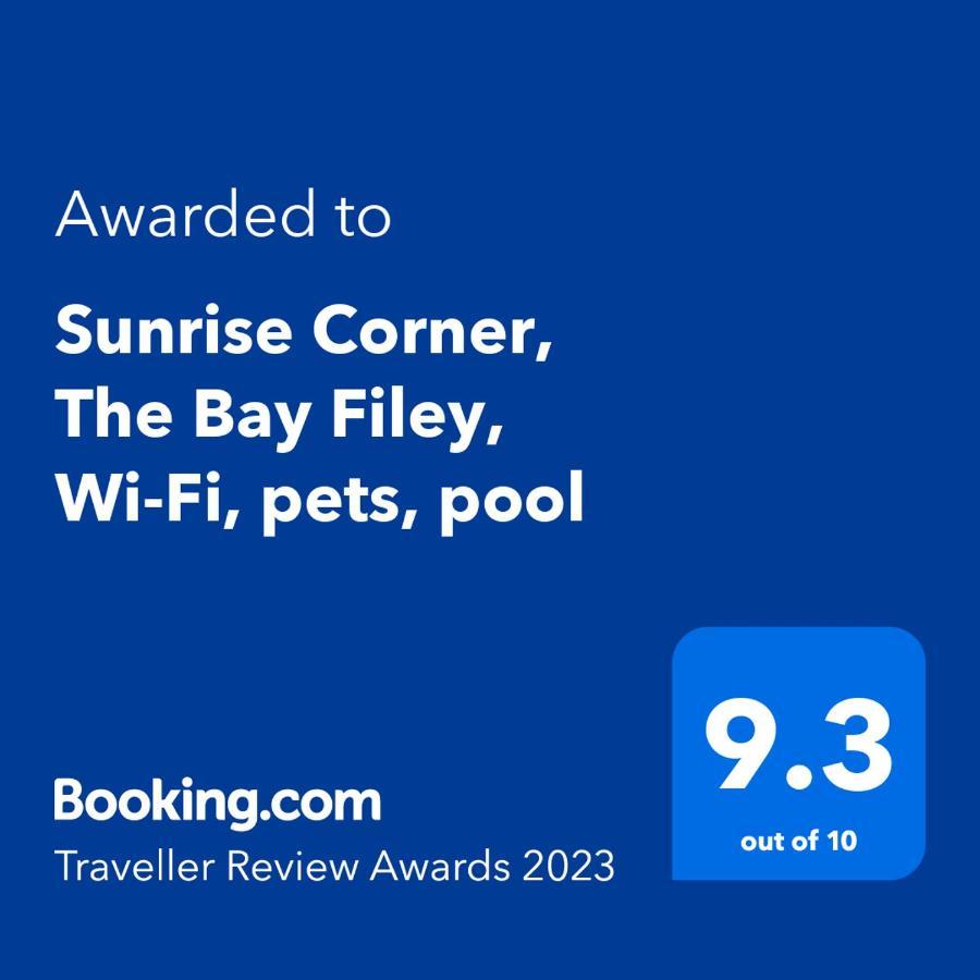 Sunrise Corner, The Bay Filey, Wi-Fi, Pets, Pool Διαμέρισμα Εξωτερικό φωτογραφία